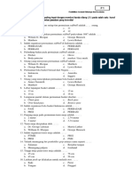 Soal Pjok Ujian 2022