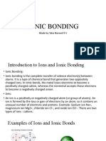 Ionic Bonding: Made by Taha Naveed 9-S