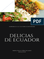 Delicias de la cultura ecuatoriana