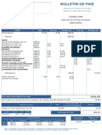 Libellé Base Taux Sal. Montant Sal. Taux Pat. Montant Pat.: BH Consult