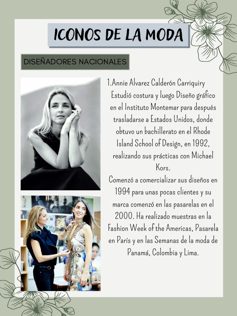 Iconos de La Moda | PDF | Moda | Diseño de moda