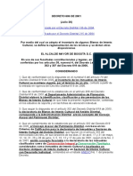 Decreto 606 de 2001