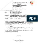 Informe de Rcuadro de Necesidades