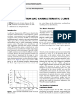 Water Retention and Characteristic Curve