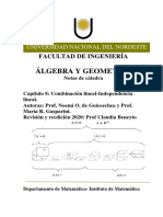 8-Combinación Lineal-Independencia Lineal