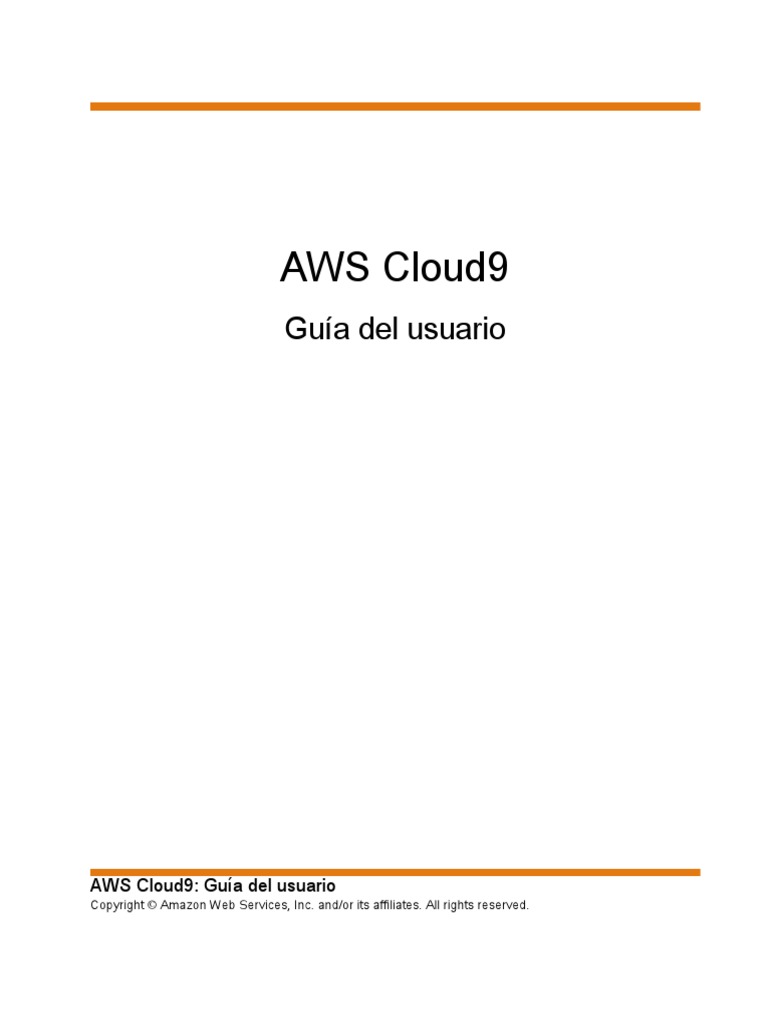Aws Cloud9 Ug | PDF | Servicios web de Amazon | Entorno de desarrollo ...