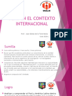 Introducción A Perú en Contexto Internacional - JGTB - 2020