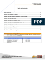 Tabla de Contenido