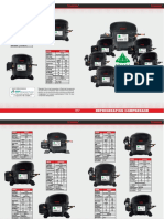 High efficiency R134a compressor specifications