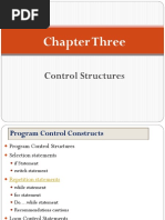 Chapter 3 Control Structures