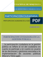 Participacion Ciudadana: Universidad Nacional de Moquegua