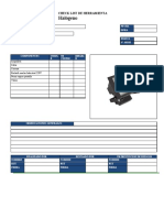 Check List Halogeno PDF