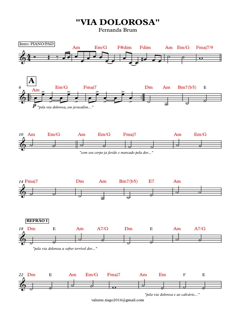 Via Dolorosa Fernanda Brum PDF