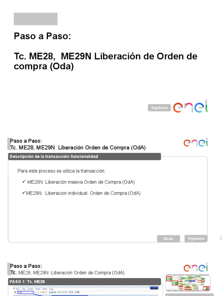 Liberación de Órdenes en SAP ME28/ME29N | PDF | Software | Informática