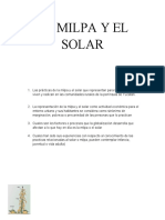 La Milpa y El Solar