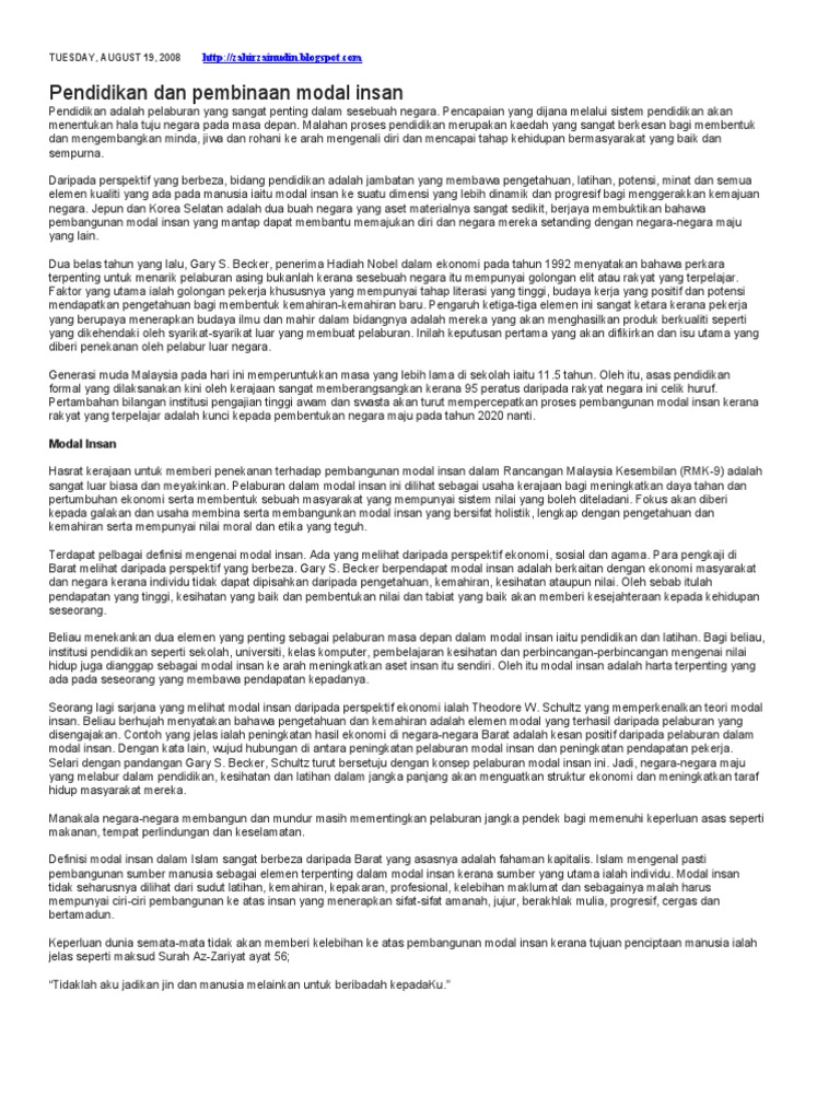 Modal Insan Pdf