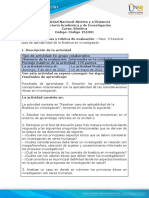 Guia de Actividades y Rúbrica de Evaluación - Unidad 2 - Paso 3 - Resolver Caso de Aplicabilidad de La Bioética en Investigación