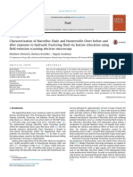 Characterization of Marcellus Shale and Huntersville Chert before and after exposure to hydraulic fracturing fluid