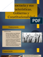 Democracia, Gobierno y Constitucionalidad