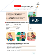 Worksheet 24: Past Simple (Irregular Verbs)