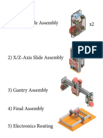 1) Y-Axis Slide Assembly x2