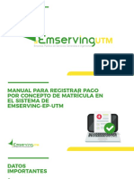 Manual para Registrar Pago de Matriculacin