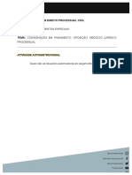 Aula - 2 - Procedimentos Especiais - 03 - 05 - 2022 - Atividade