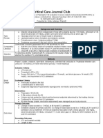 Crital Care Journal Club Scope-Dka