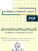 Durerea Lombara Joasa CURS