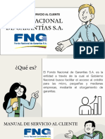 Manual de Servicio Al Cliente: Fondo Nacional de Garantías S.A