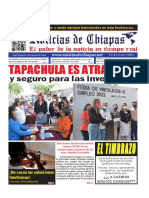 Periódico Noticias de Chiapas, Edición Virtual Jueves 12 de Mayo de 2022