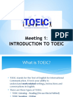 Toeic Meeting 1