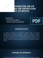 Componentes de Un Sistema de Deteccion de Incendio