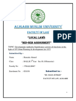 Aligarh Muslim University: Local Laws "Mid-Sem ASSIGNMENT''