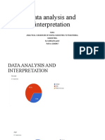 Data Analysis and Interpretation