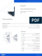 Fy 45 TF: Square Flanged Ball Bearing Units