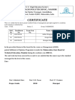 Certificate: K. K. Wagh Polytechnic, Nashik