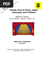 Theater Arts of China, Japan, Indonesia, and Thailand