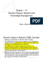Chapter - 14 Decision Support Systems and Knowledge Management