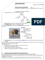 Monitoring and Supporting  Data Conversion