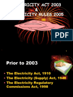 Electricity Act 2003 & Electricity Rules 2005