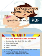 Masalah Kebidanan Komunitas