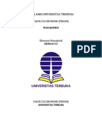 SOAL Ujian UT Manajemen EKMA4312 Ekonomi Manajerial