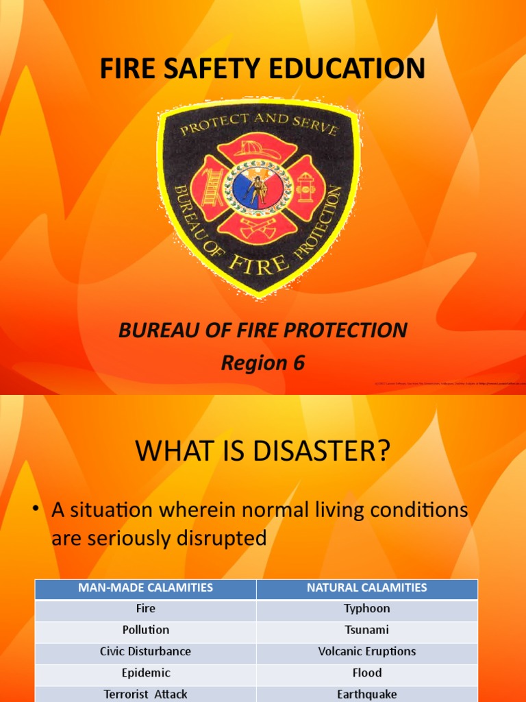 Fire Safety Education Bureau of Fire Protection Region 6 PDF