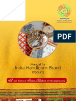 India Handloom Brand India Handloom Brand: Manual For Products Manual For Products