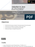 1 - Intro To Java - 2