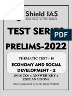 Test Series - 2022: Prelims