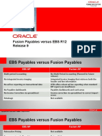 Fusion Payables Versus EBS R12 Release 9