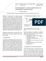 Design of Reverse Osmosis System For Reuse of Waste Water From Common Effluent Treatment Plant