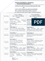 Programme of B.A, B.SC, B.Com, Voc. 1st Sem. Exam. 2020 and 4th Sem. Exam. 2021